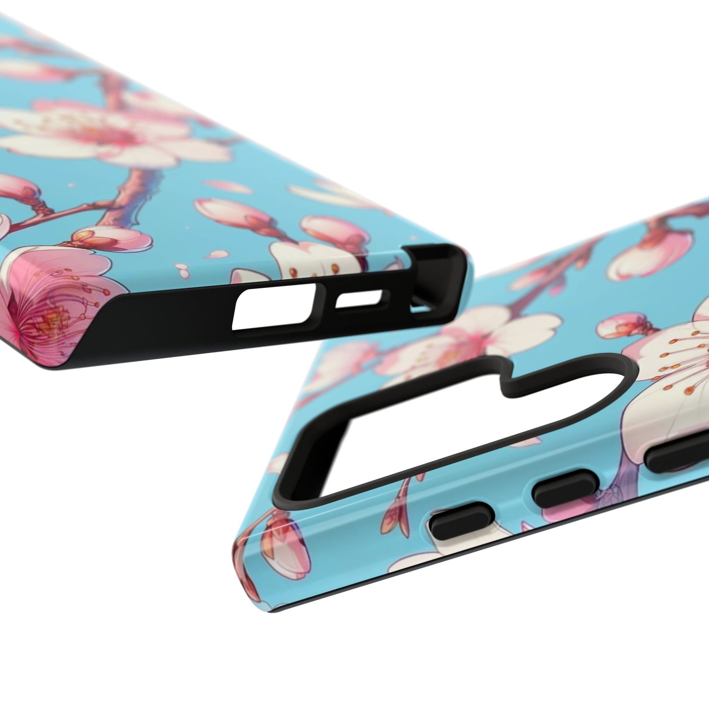 Anime Phone Case, Sakura Blossom Tough Case, Friend Gift, Japanese Culture, Protective Cover, Anime Lover Gift