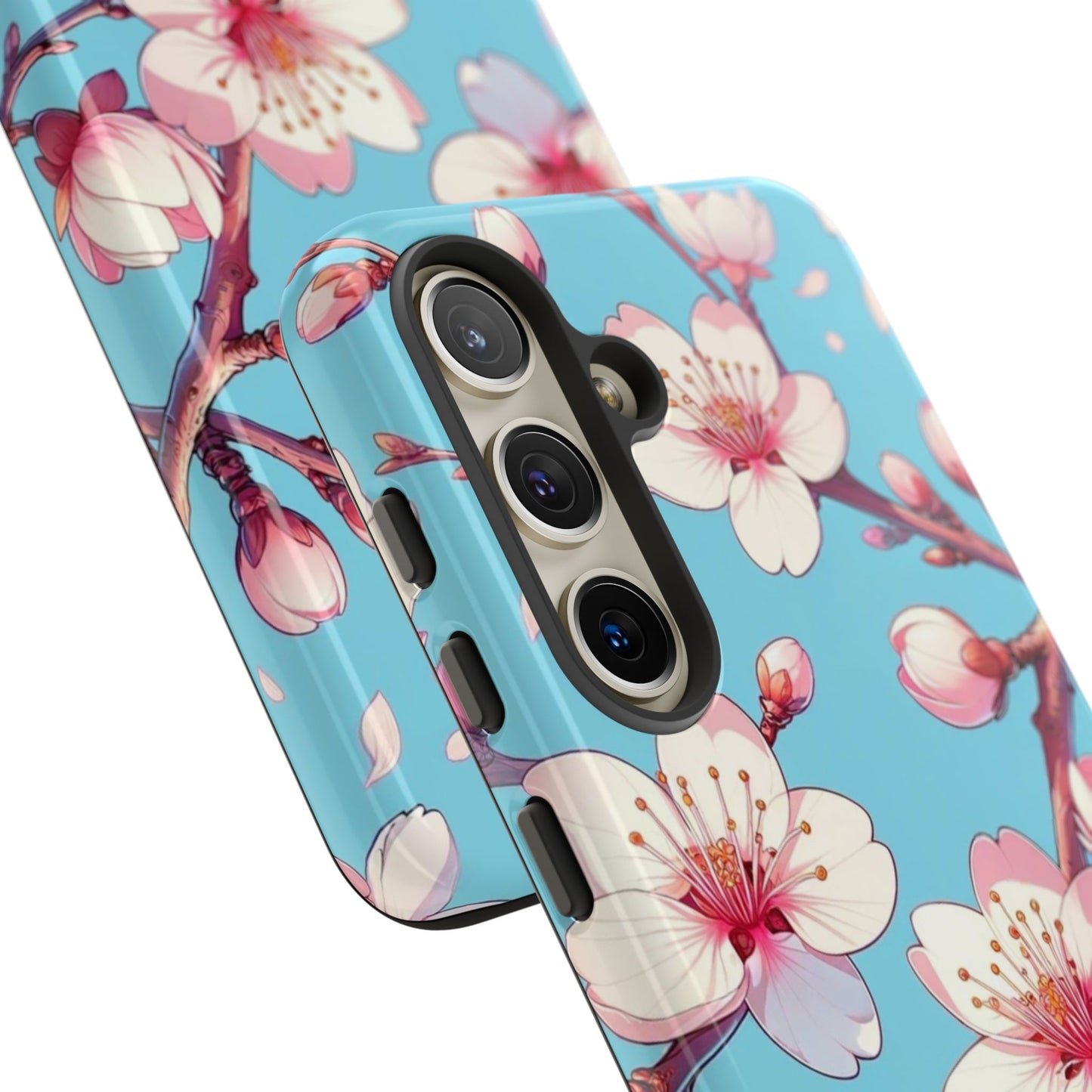 Anime Phone Case, Sakura Blossom Tough Case, Friend Gift, Japanese Culture, Protective Cover, Anime Lover Gift