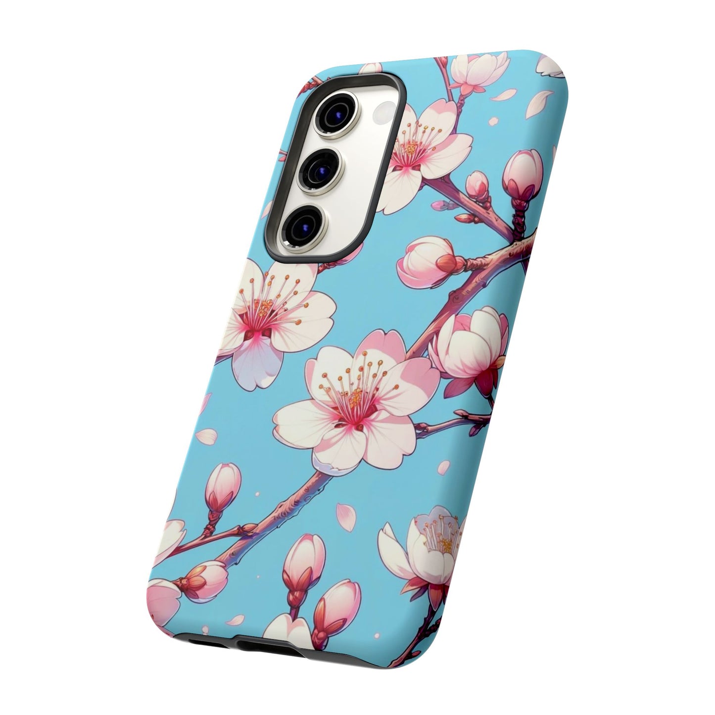 Anime Phone Case, Sakura Blossom Tough Case, Friend Gift, Japanese Culture, Protective Cover, Anime Lover Gift