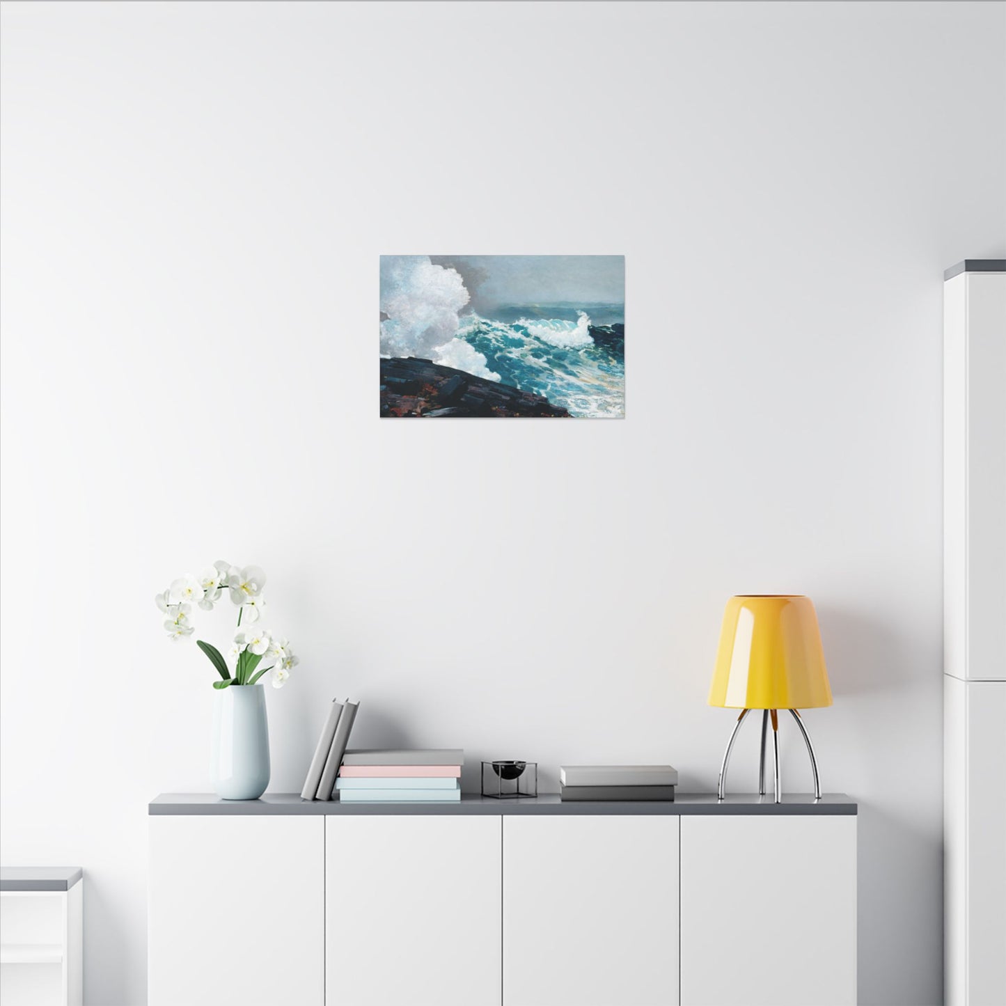 Winslow Homer Northeaster Canvas Print, Majestic Sea Waves Art, Eco Friendly Wall Decor, Perfect Gift Idea