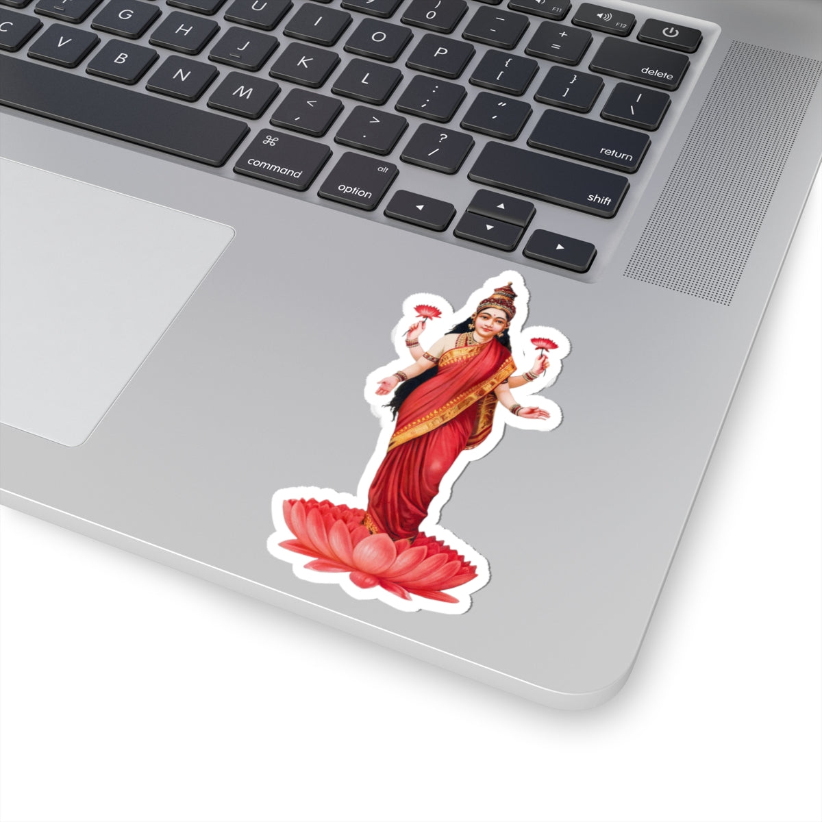 Lakshmi Hindu Goddess Decal Sticker, Perfect for Laptop and Water Bottle, Great Gift