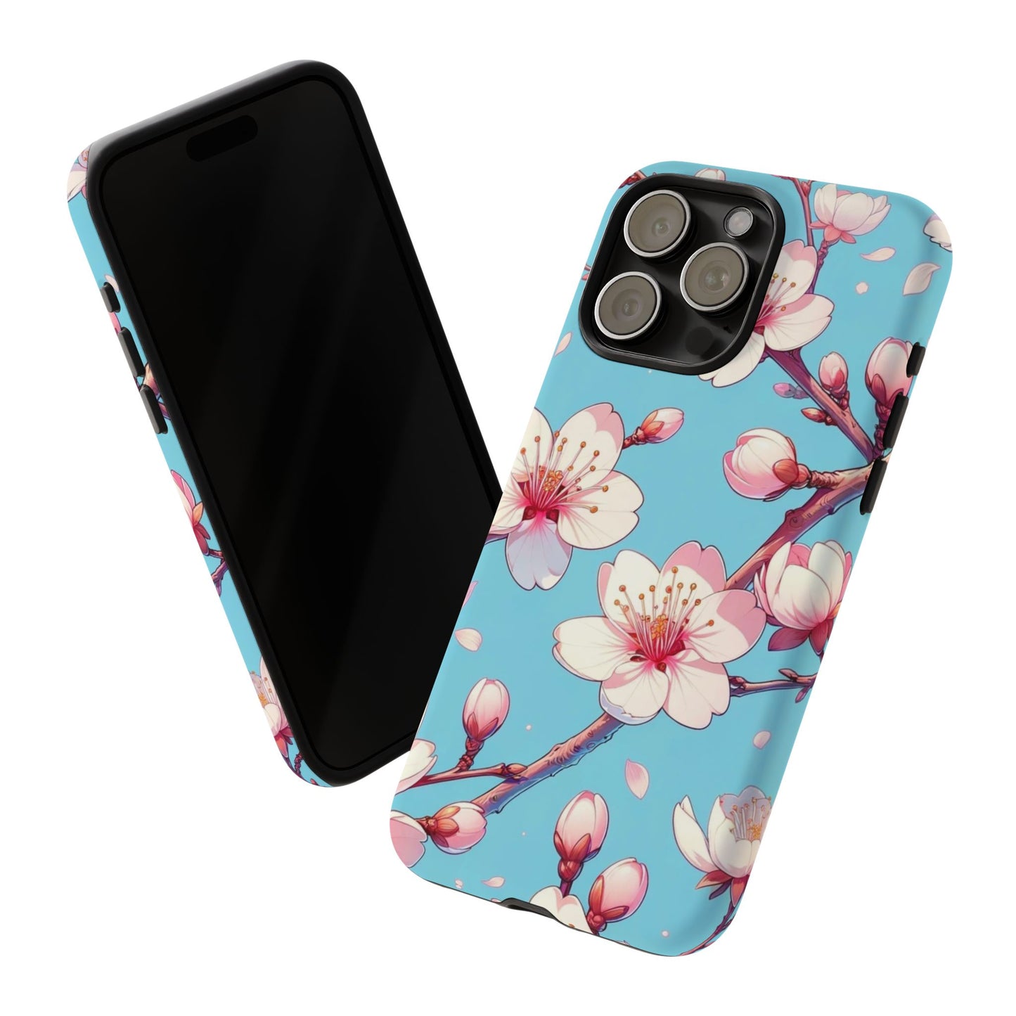 Anime Phone Case, Sakura Blossom Tough Case, Friend Gift, Japanese Culture, Protective Cover, Anime Lover Gift
