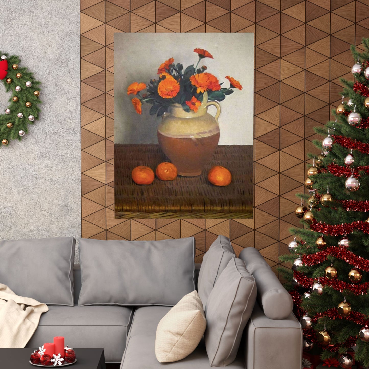 Marigolds and Tangerines by Félix Vallotton Art Print - 1924 Masterpiece - Reproduction - Elegant Home Décor