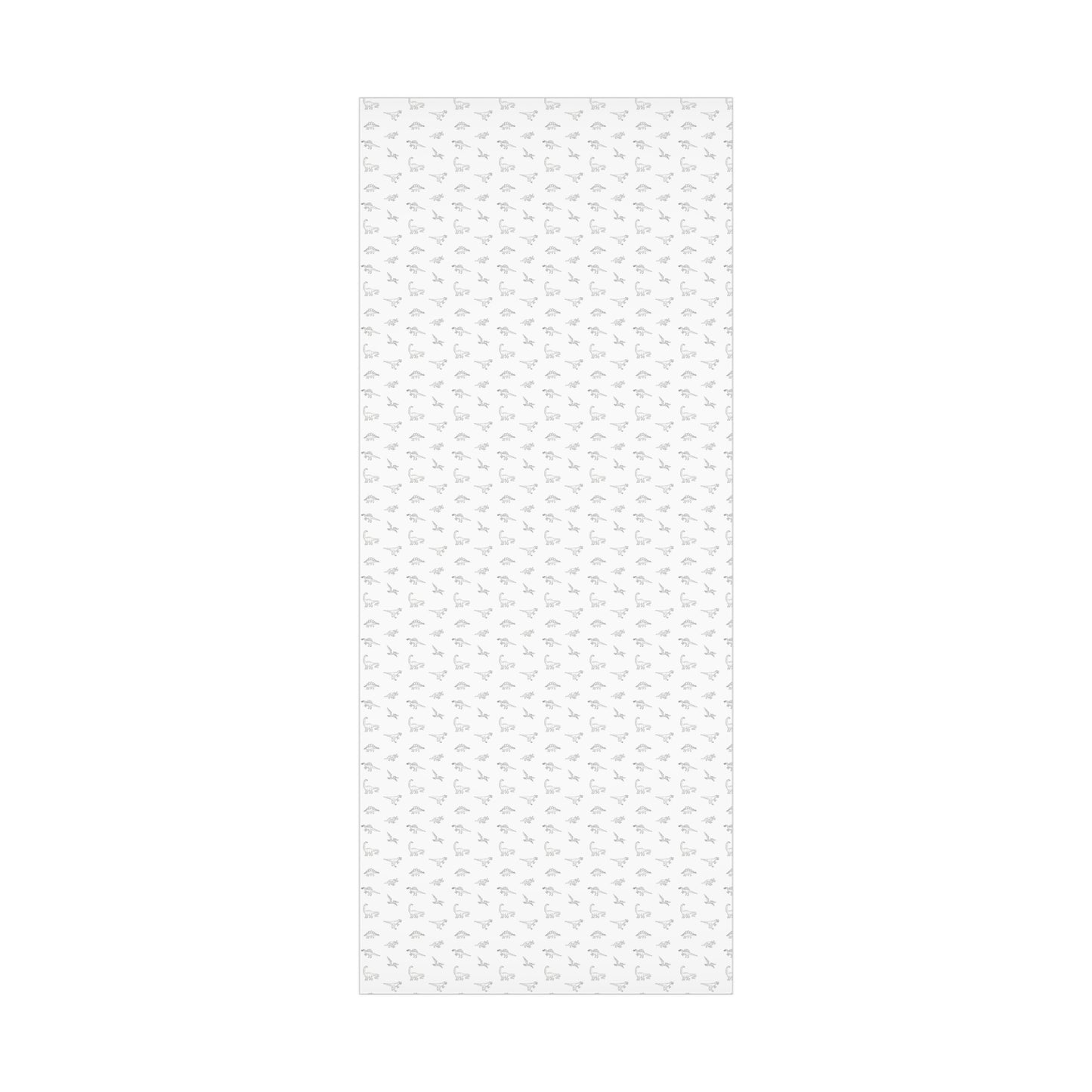 Dinosaur Themed Gift Wrap - Minimalist White Design - Versatile Wrapping Paper for Birthdays, Newborns and More