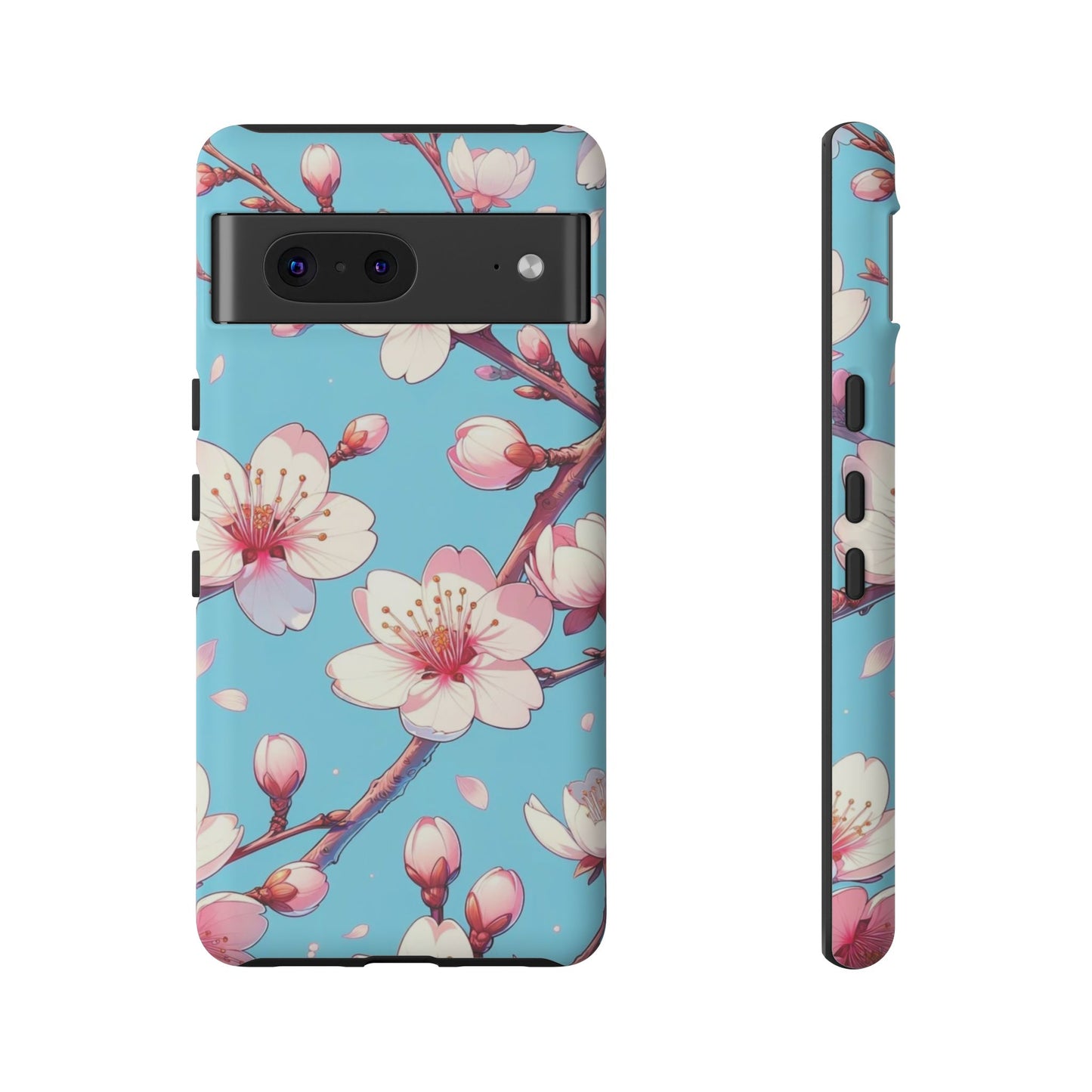 Anime Phone Case, Sakura Blossom Tough Case, Friend Gift, Japanese Culture, Protective Cover, Anime Lover Gift