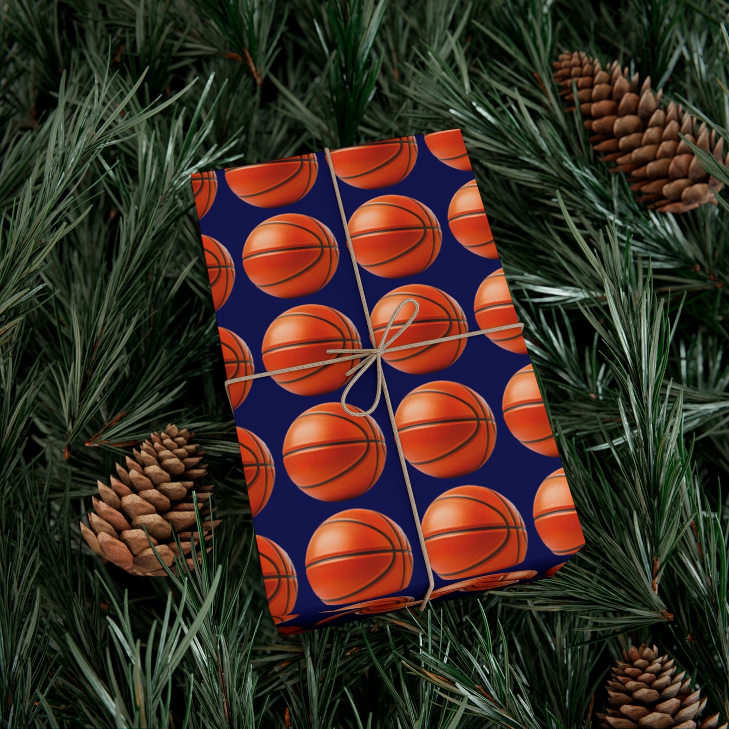 Basketball Wrapping Paper - Navy Blue - Perfect Gift for Him, Boyfriend, basketball fans