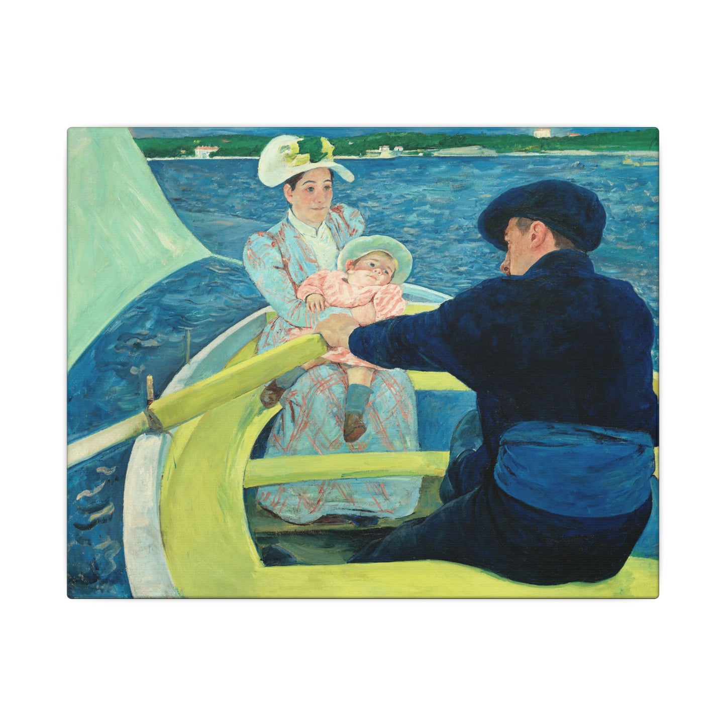 The Boating Party by Mary Cassatt Canvas Print, Ideal Mother's Day Gift, Family Day Wall Art