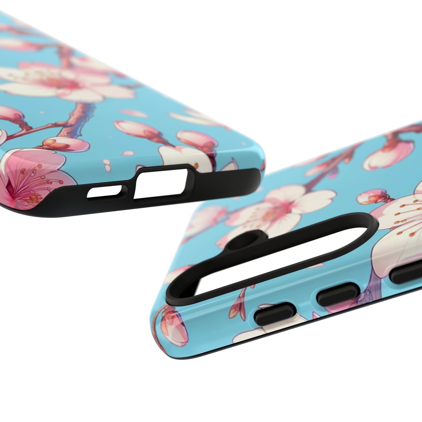 Anime Phone Case, Sakura Blossom Tough Case, Friend Gift, Japanese Culture, Protective Cover, Anime Lover Gift