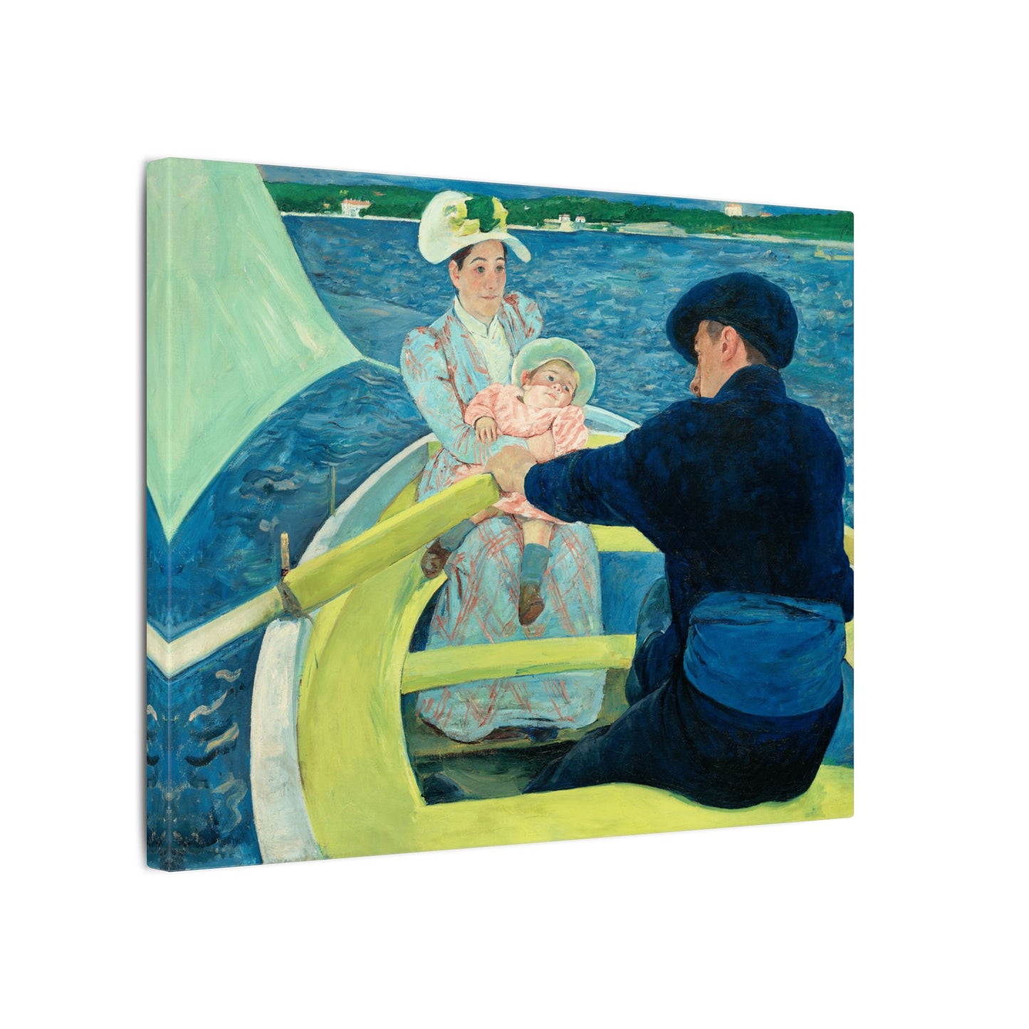 The Boating Party by Mary Cassatt Canvas Print, Ideal Mother's Day Gift, Family Day Wall Art