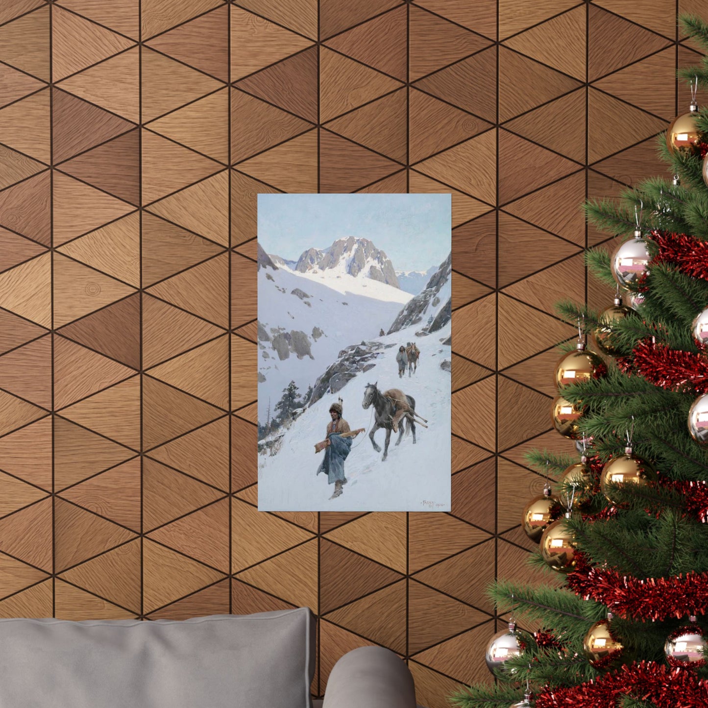 Henry Farny - A Successful Hunt - Art Print - Classic American Western Scene - Museum Quality Wall Decor