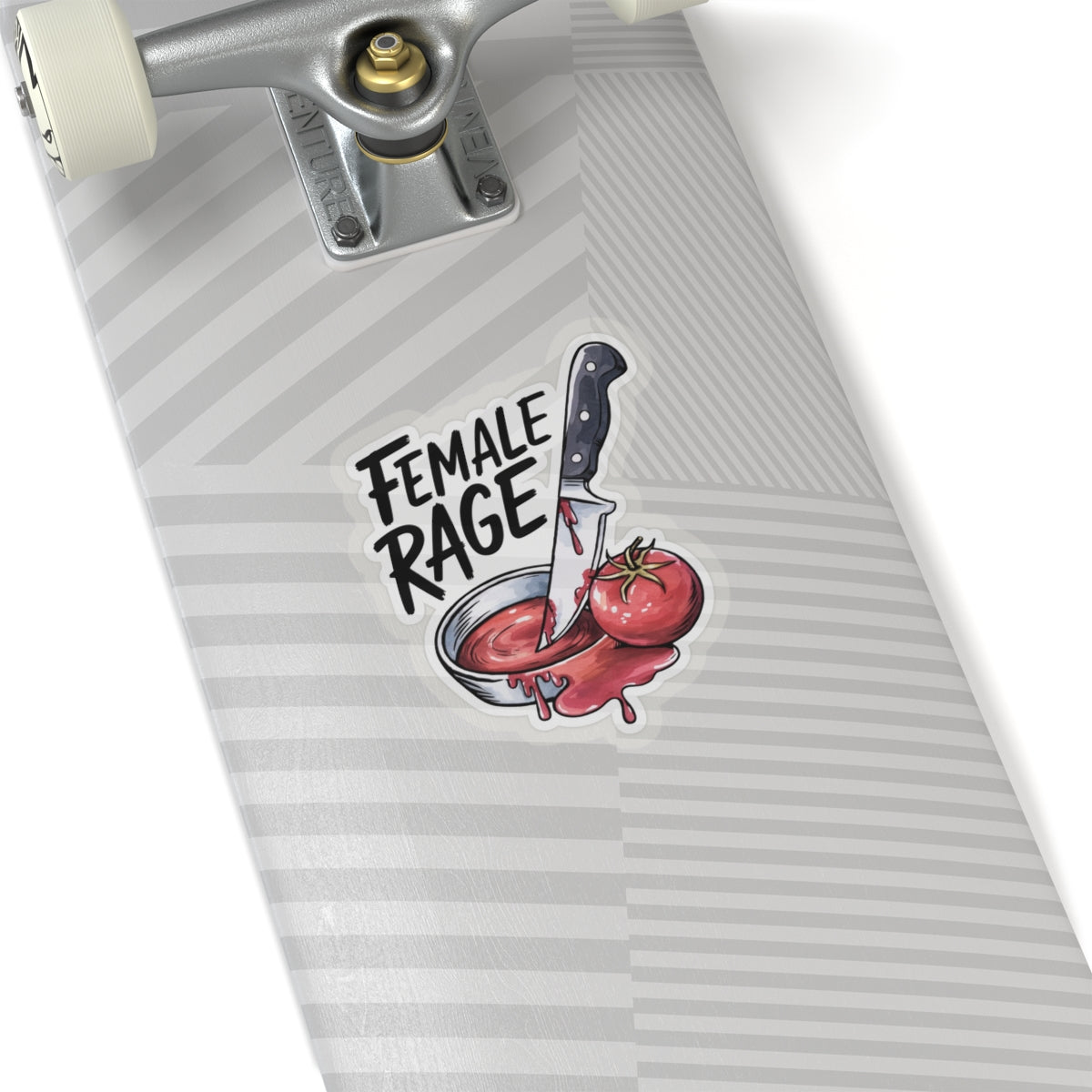 Feminist 'Female Rage' Vinyl Sticker, Bold Empowerment Decal for Laptops and Notebooks