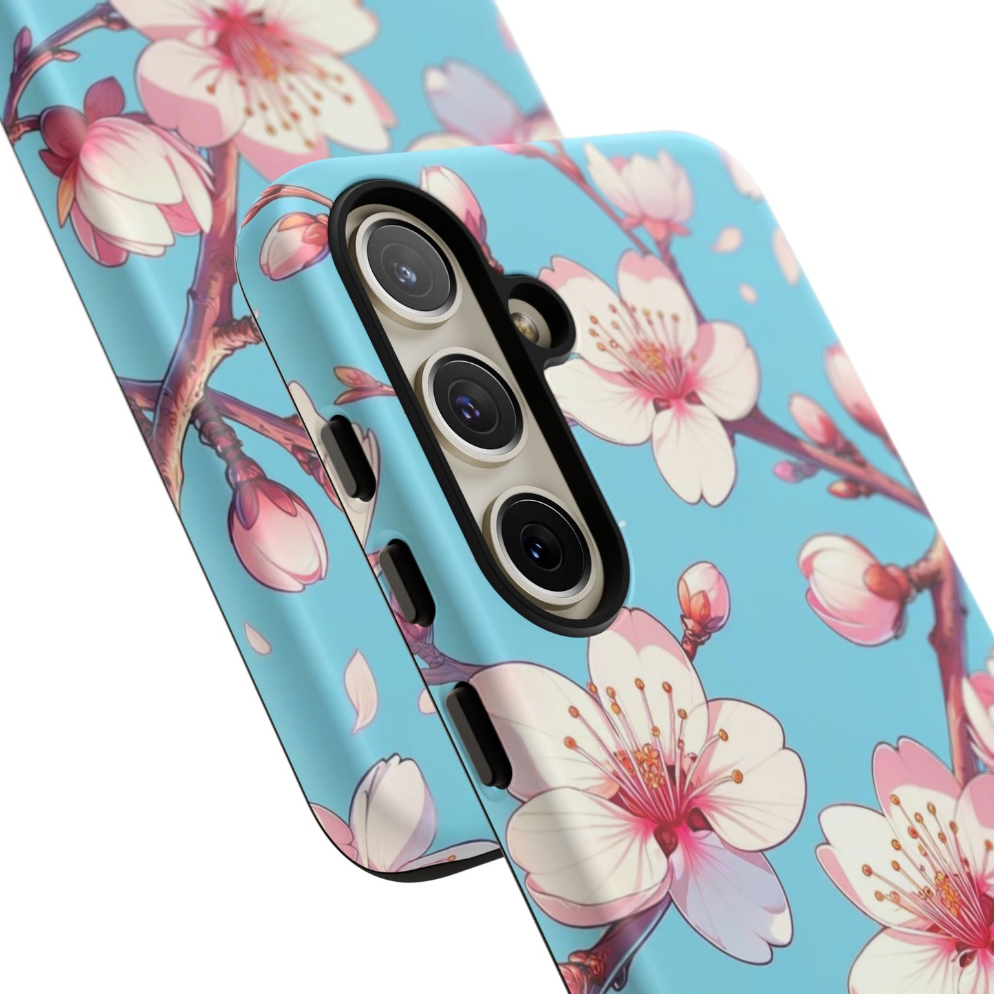 Anime Phone Case, Sakura Blossom Tough Case, Friend Gift, Japanese Culture, Protective Cover, Anime Lover Gift