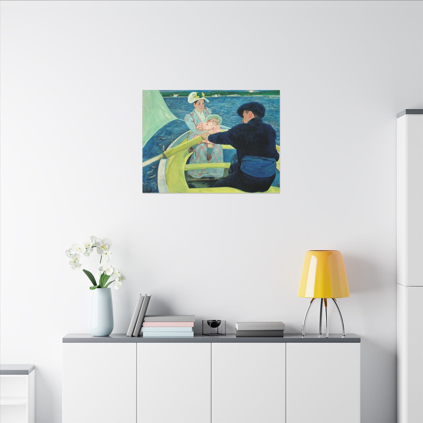 The Boating Party by Mary Cassatt Canvas Print, Ideal Mother's Day Gift, Family Day Wall Art