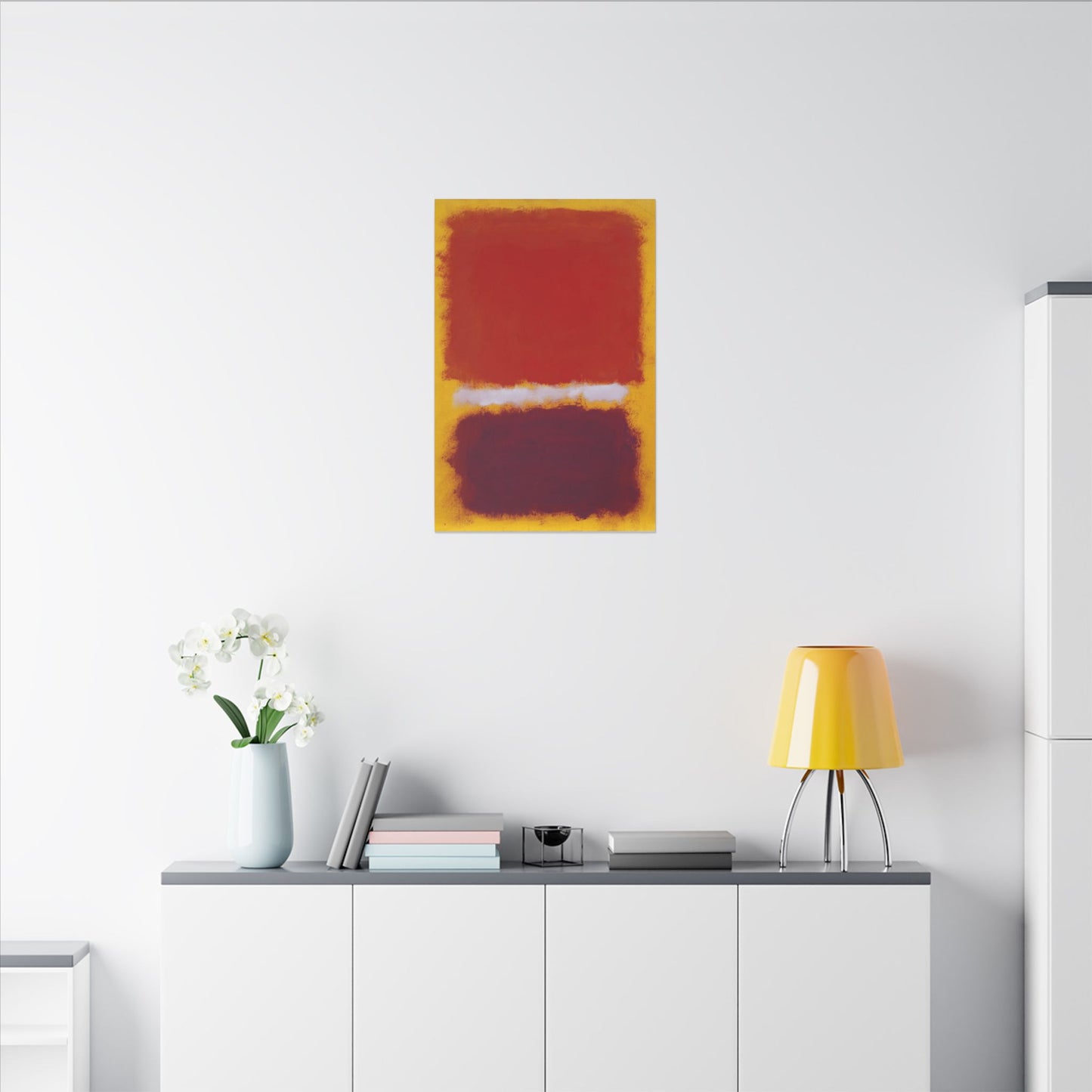 Mark Rothko Art Canvas, Untitled 1959, Vivid Color Abstract, Modern Home Decor, Statement Wall Hanging