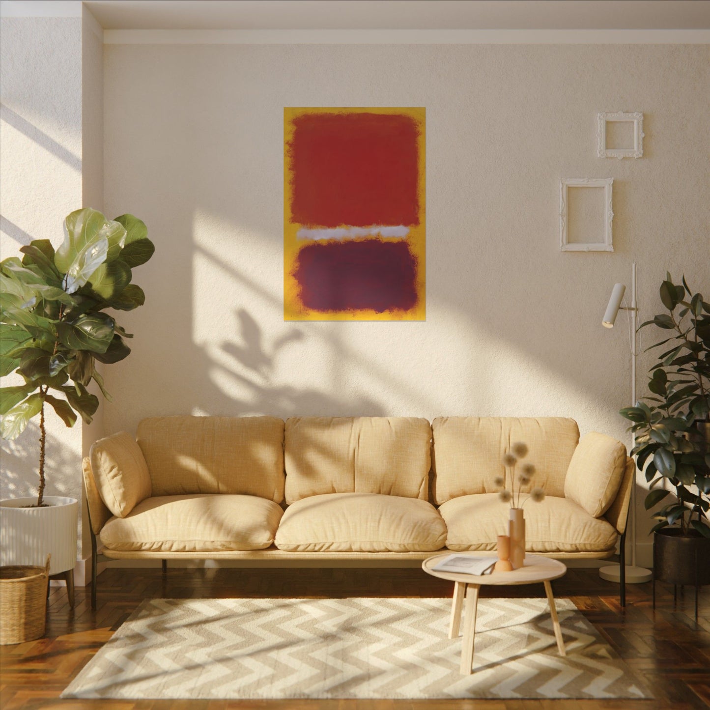 Mark Rothko Art Canvas, Untitled 1959, Vivid Color Abstract, Modern Home Decor, Statement Wall Hanging