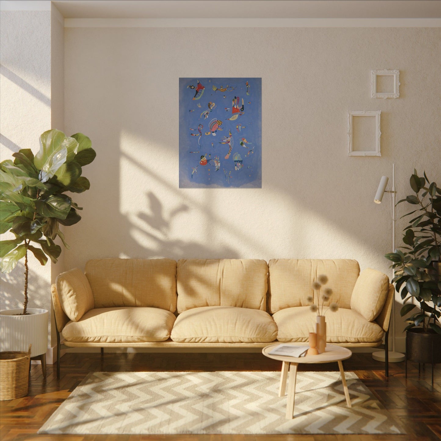 Blue Sky by Wassily Kandinsky, Canvas Print, Modern Abstract Art Decor