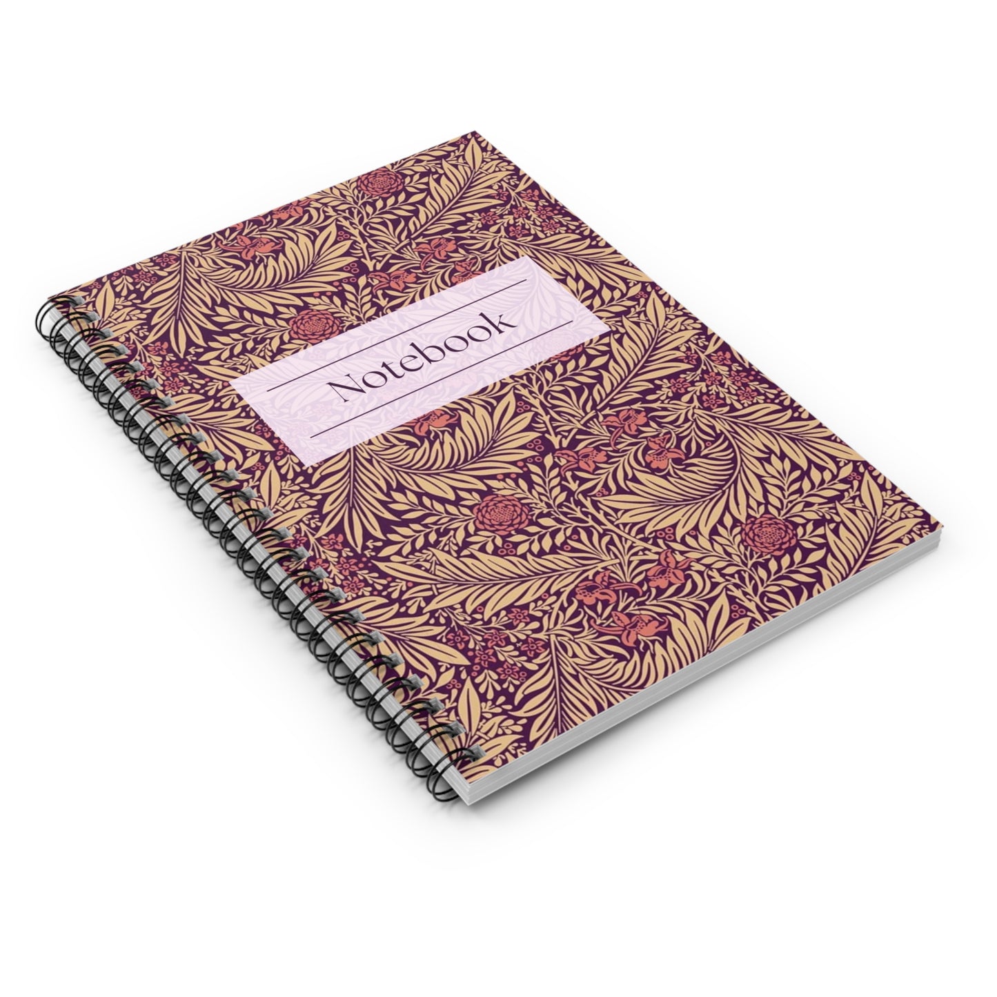 William Morris Larkspur Berry Notebook - 2024 Trendy Art Journal - Perfect Gift for Creatives and Writers