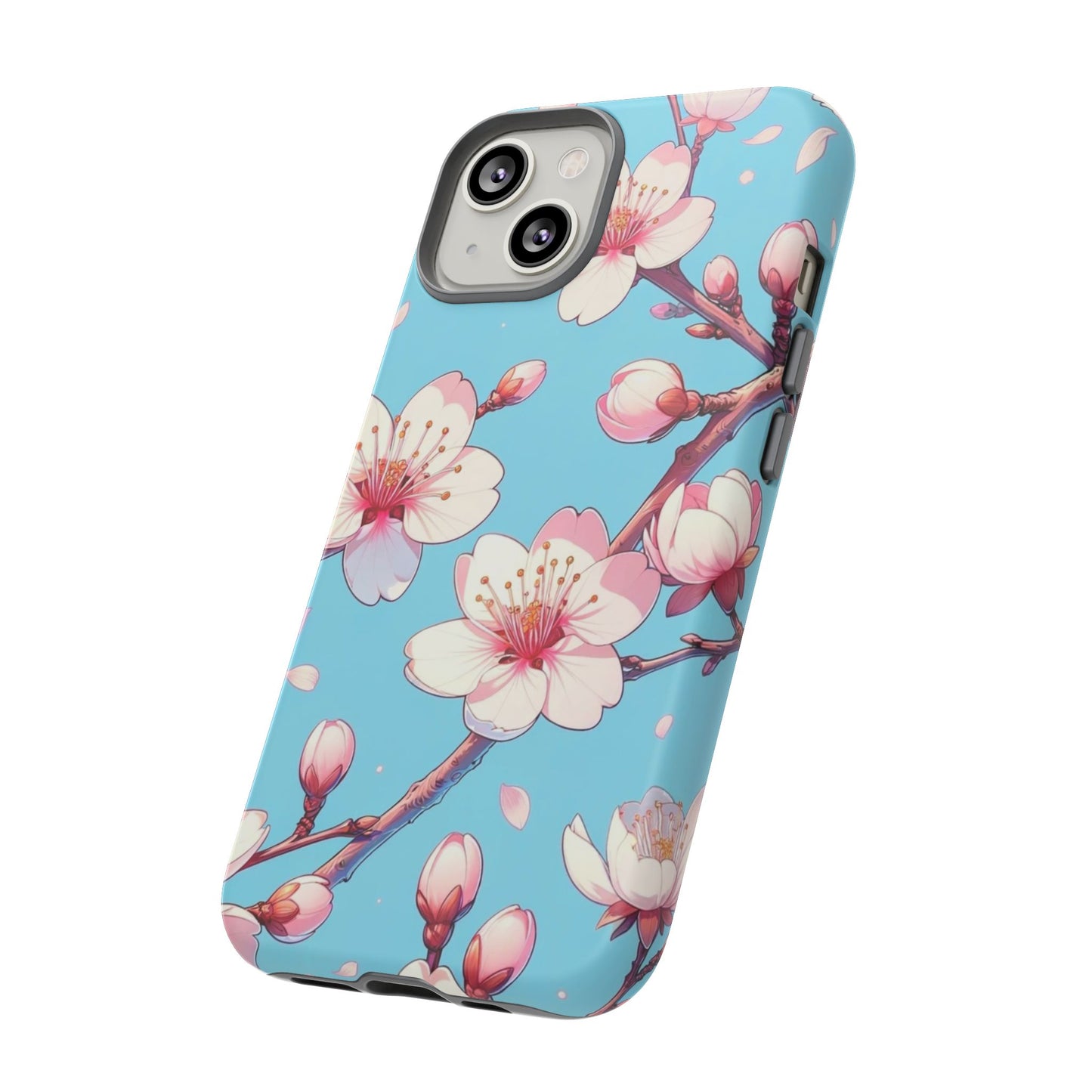 Anime Phone Case, Sakura Blossom Tough Case, Friend Gift, Japanese Culture, Protective Cover, Anime Lover Gift