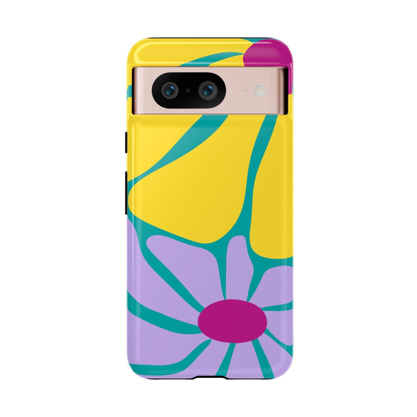 Matisse Style Floral Tough Phone Case, Colorful Abstract Flowers, Gift for Art Lovers, Wide Range of Smartphones