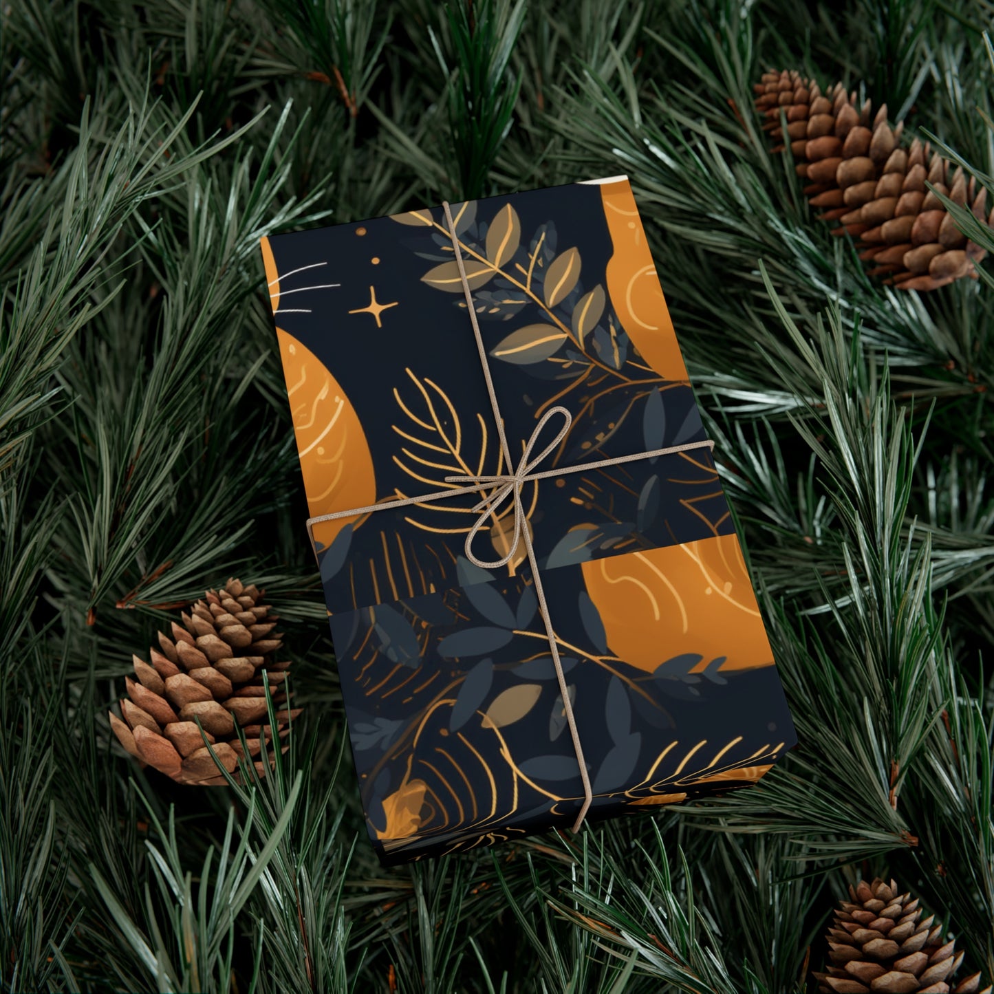 Adorable Cat Illustrated Gift Wrapping Paper - Cute and Vibrant - Eco-Friendly - Perfect for Cat Lovers