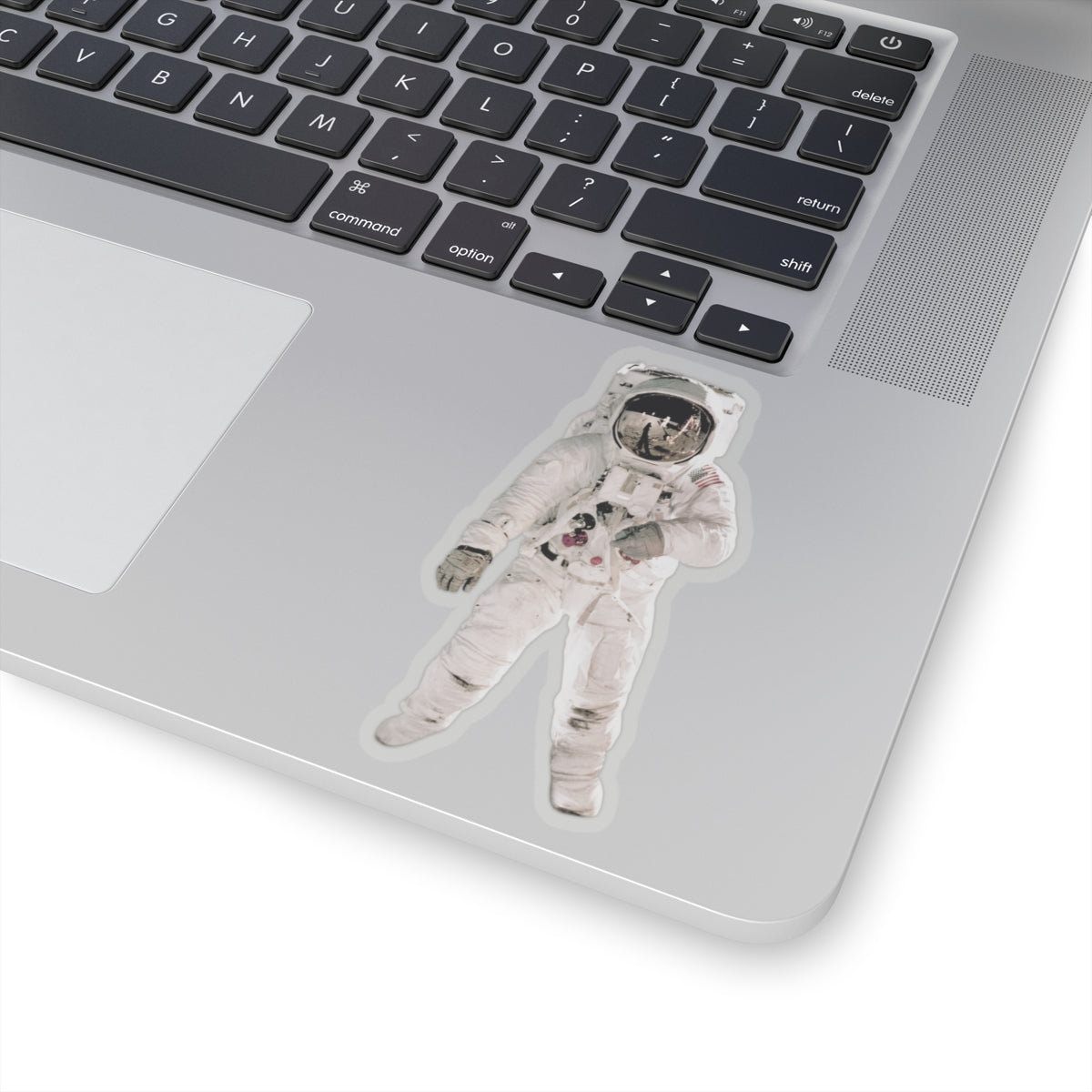 American Astronaut Sticker - Space Enthusiast Gift, Cosmic Decor, Outer Space Laptop Decal, NASA Theme Vinyl Sticker