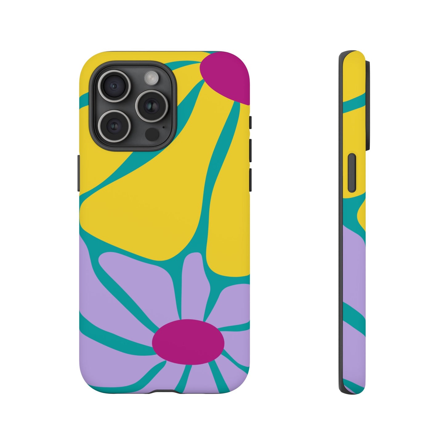 Matisse Style Floral Tough Phone Case, Colorful Abstract Flowers, Gift for Art Lovers, Wide Range of Smartphones