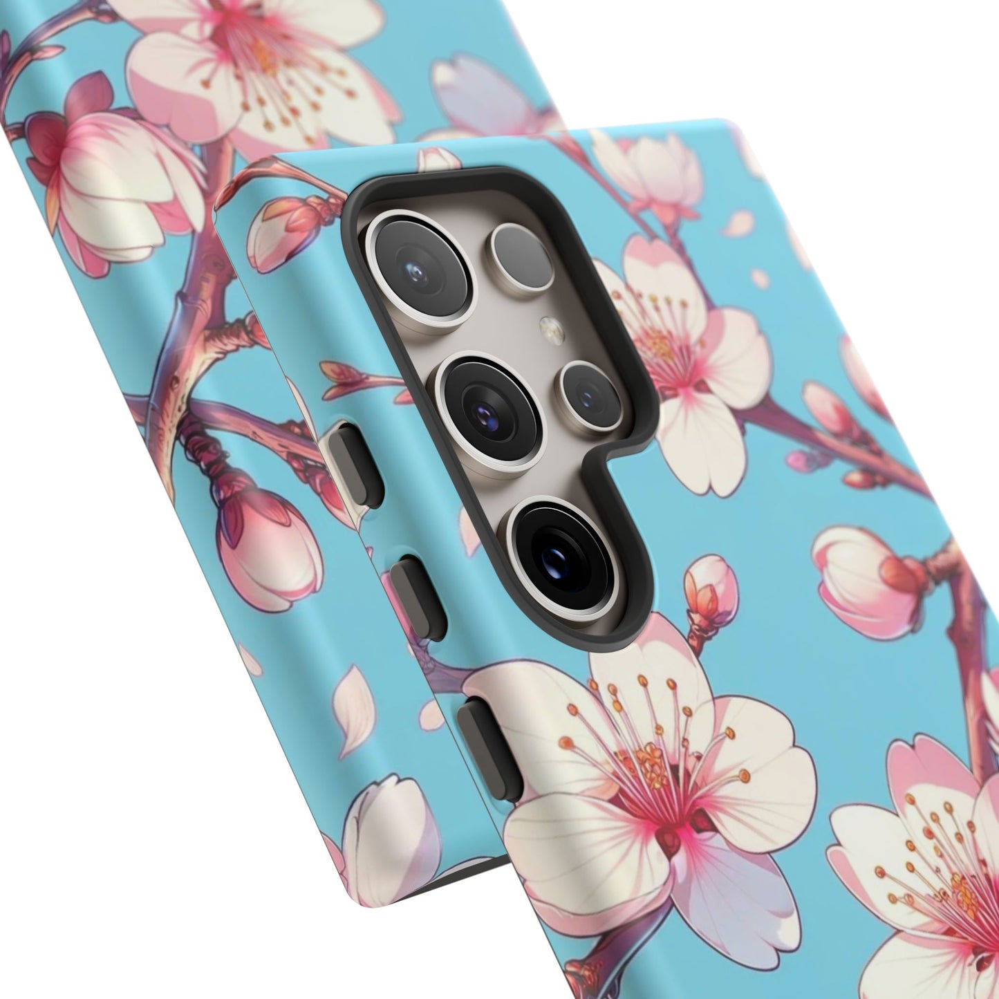 Anime Phone Case, Sakura Blossom Tough Case, Friend Gift, Japanese Culture, Protective Cover, Anime Lover Gift