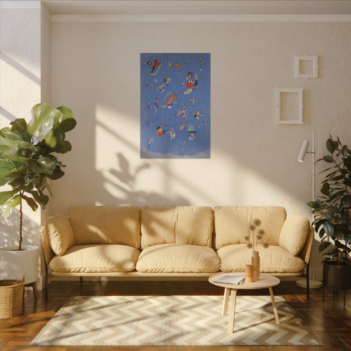 Blue Sky by Wassily Kandinsky, Canvas Print, Modern Abstract Art Decor