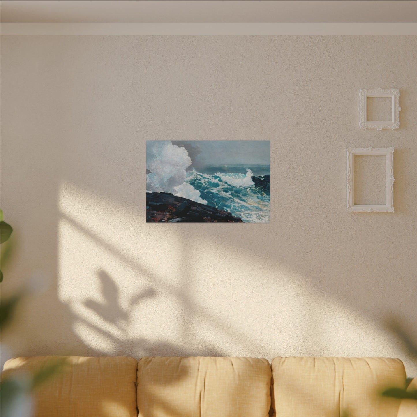 Winslow Homer Northeaster Canvas Print, Majestic Sea Waves Art, Eco Friendly Wall Decor, Perfect Gift Idea