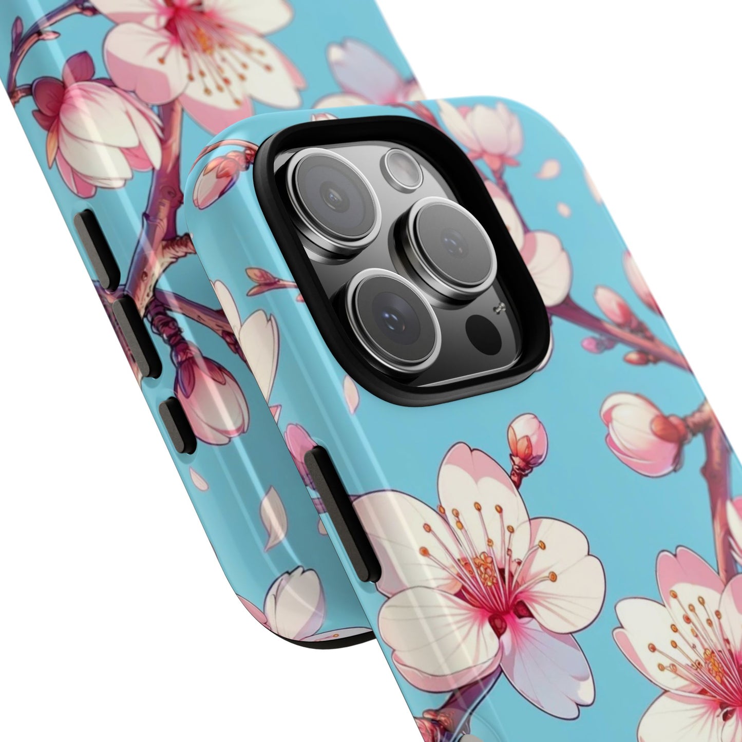 Anime Phone Case, Sakura Blossom Tough Case, Friend Gift, Japanese Culture, Protective Cover, Anime Lover Gift