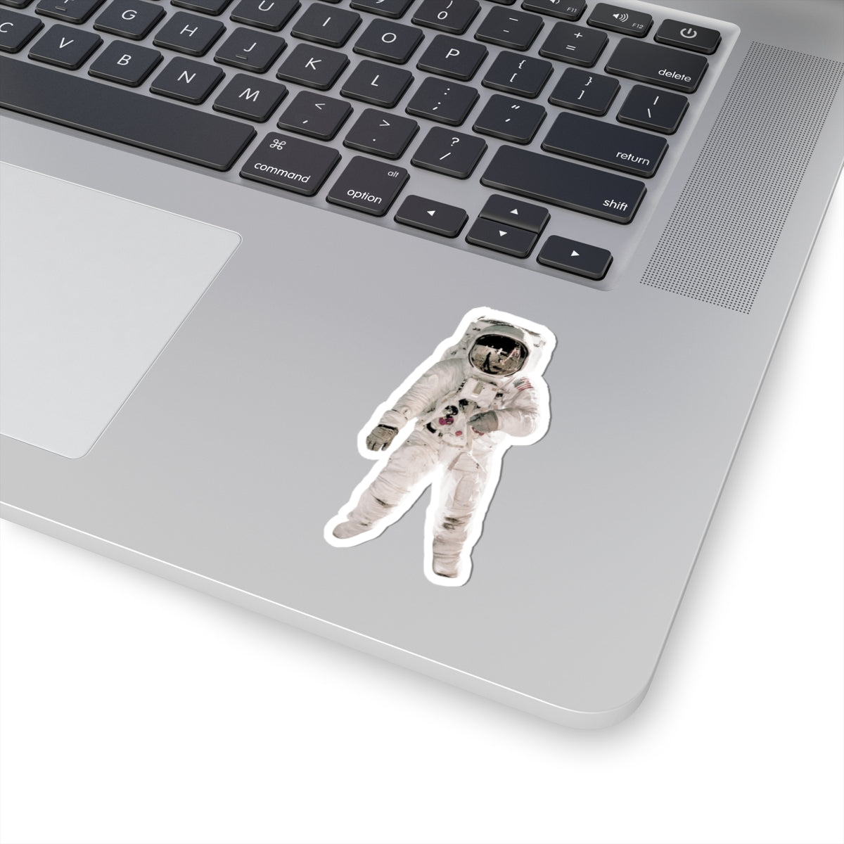 American Astronaut Sticker - Space Enthusiast Gift, Cosmic Decor, Outer Space Laptop Decal, NASA Theme Vinyl Sticker
