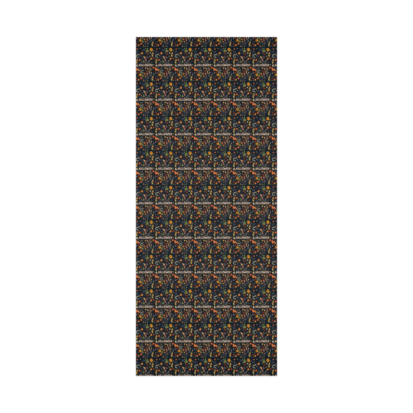 Vintage Halloween Wrapping Paper | Cute Ghosts, Witch Hats, Bats, & More | Perfect Gift Wrap