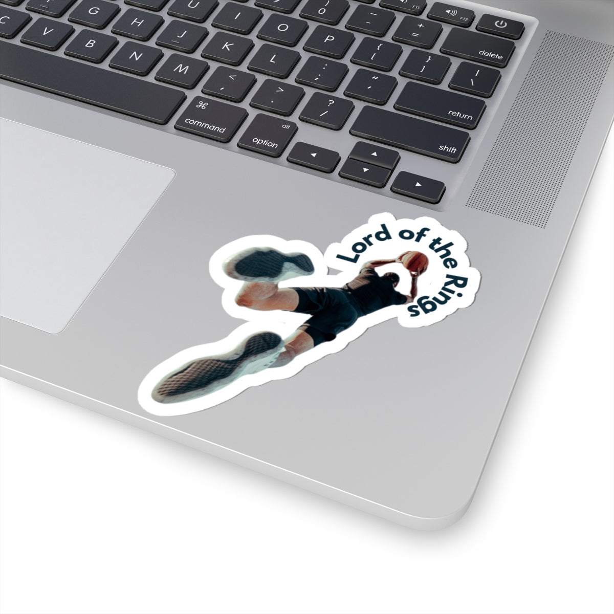 Lord of the Rings Basketball Sticker - Cool Vinyl Decal for Basketball Fans - Stylish Gift for Him, Boyfriend, or Dad
