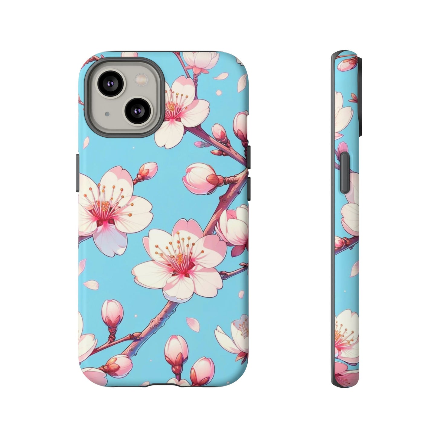 Anime Phone Case, Sakura Blossom Tough Case, Friend Gift, Japanese Culture, Protective Cover, Anime Lover Gift