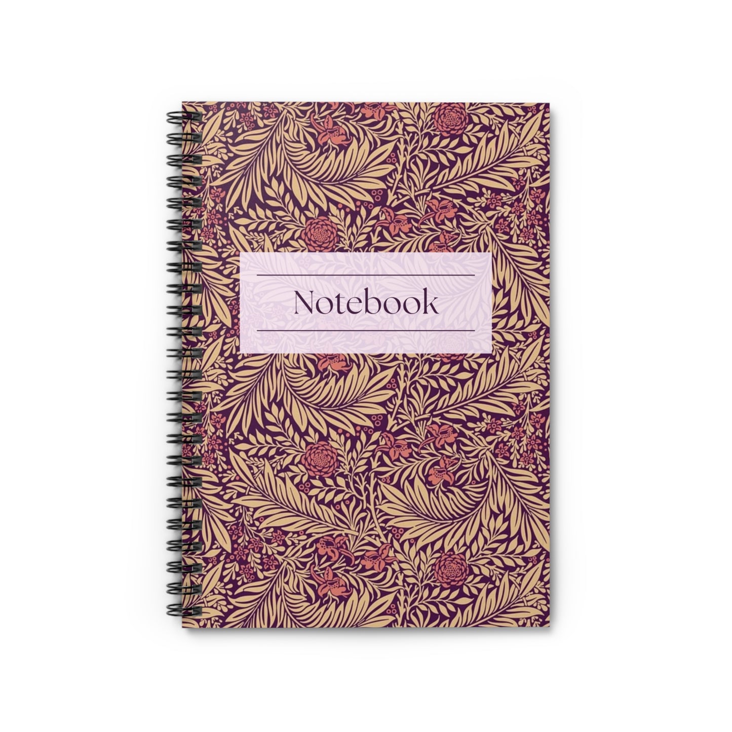 William Morris Larkspur Berry Notebook - 2024 Trendy Art Journal - Perfect Gift for Creatives and Writers