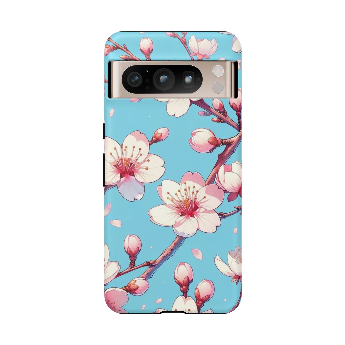 Anime Phone Case, Sakura Blossom Tough Case, Friend Gift, Japanese Culture, Protective Cover, Anime Lover Gift