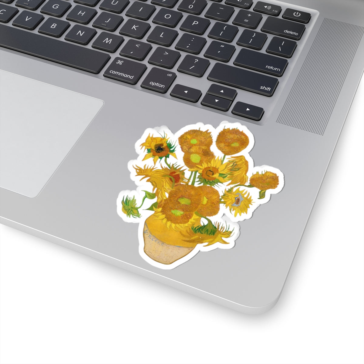 Van Gogh Sunflower Decal Sticker, Perfect Gift, Art Sticker for Laptop and Water Bottle