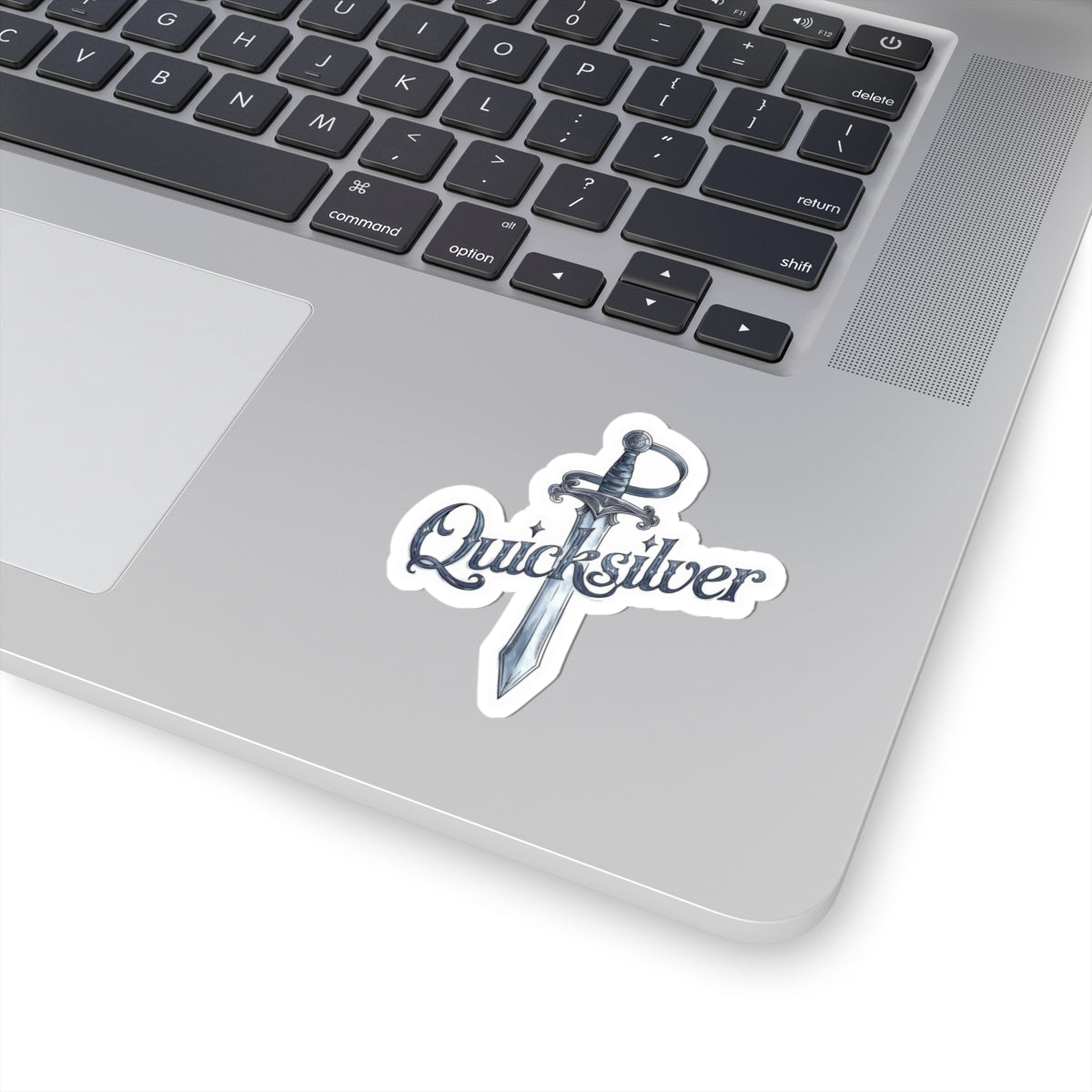 Quicksilver Sticker, Book by Callie Hart, Sword Decal, Gift for Fae & Alchemy Fans, Perfect Present for Book Lovers