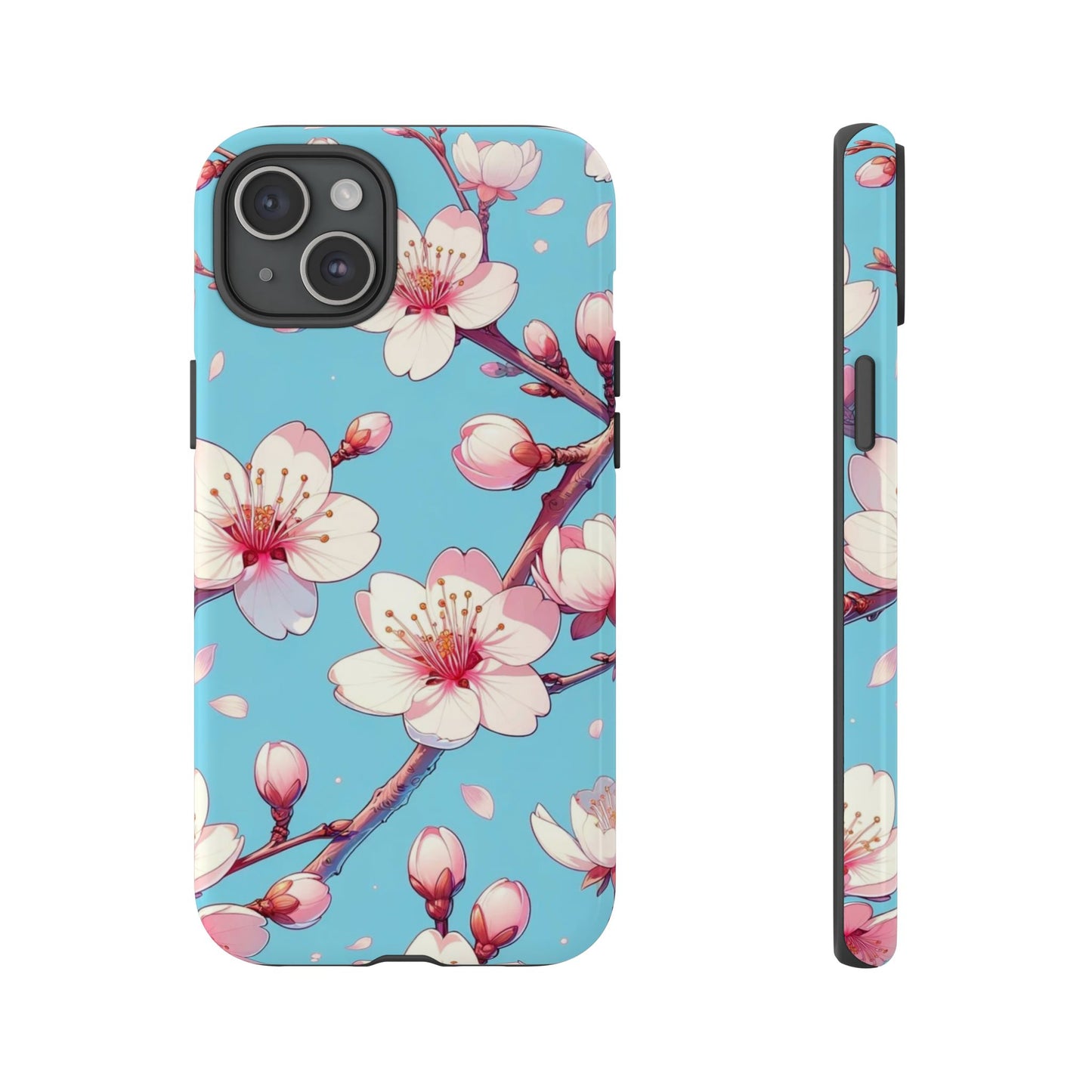 Anime Phone Case, Sakura Blossom Tough Case, Friend Gift, Japanese Culture, Protective Cover, Anime Lover Gift