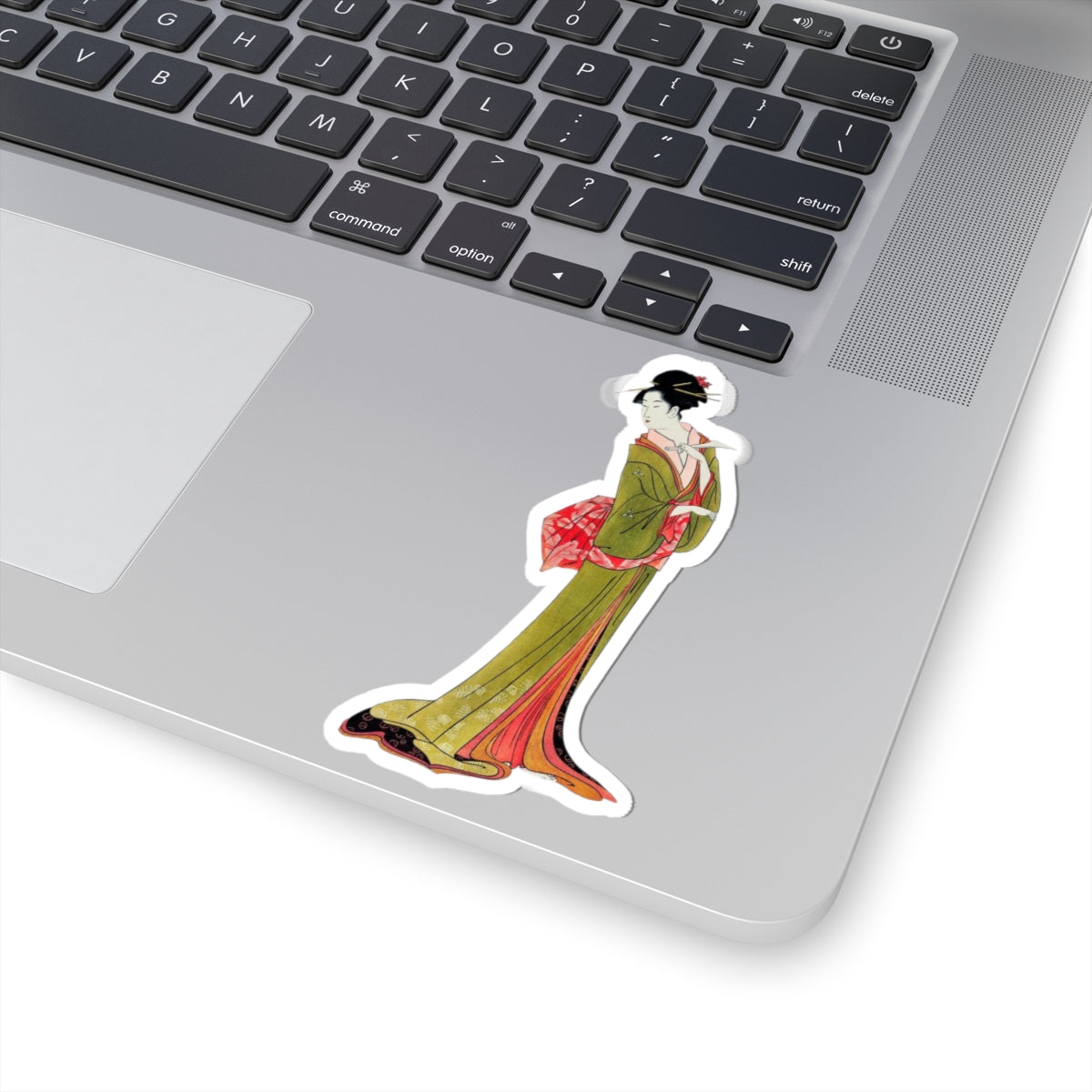 Japanese Sticker, Eishi Hosoda Itsutomi Kimono Vinyl Decal,Traditional Ukiyoe Art, High Quality Art Lover Gift
