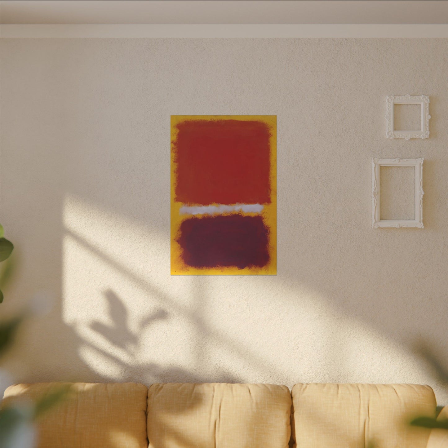 Mark Rothko Art Canvas, Untitled 1959, Vivid Color Abstract, Modern Home Decor, Statement Wall Hanging