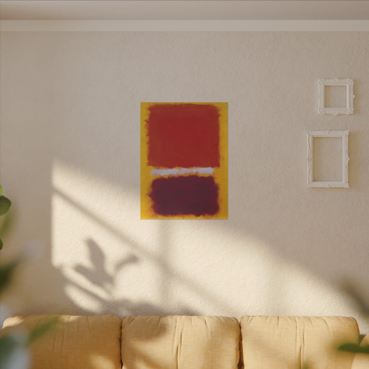 Mark Rothko Art Canvas, Untitled 1959, Vivid Color Abstract, Modern Home Decor, Statement Wall Hanging