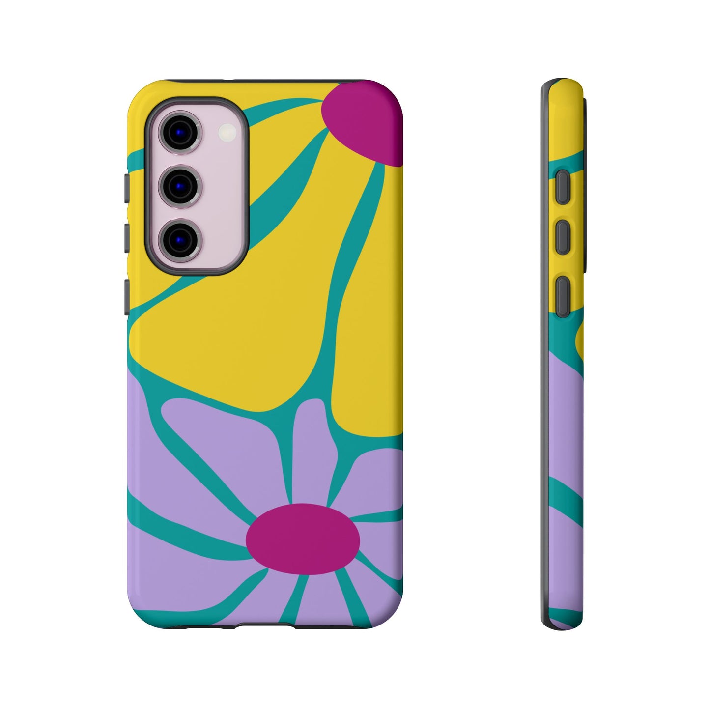 Matisse Style Floral Tough Phone Case, Colorful Abstract Flowers, Gift for Art Lovers, Wide Range of Smartphones