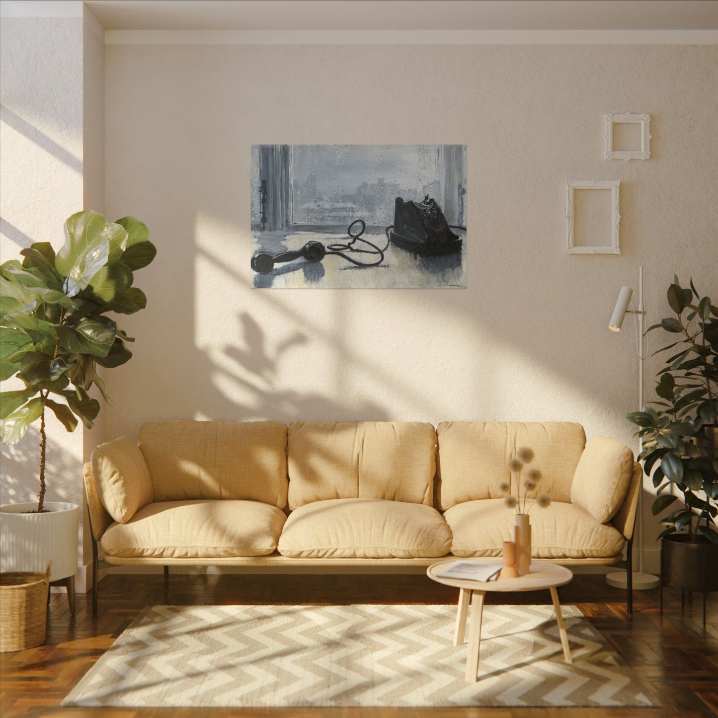 Soviet Art Canvas Print, Waiting by Yuri Pimenov, Iconic Social Realism Art for Home Decor
