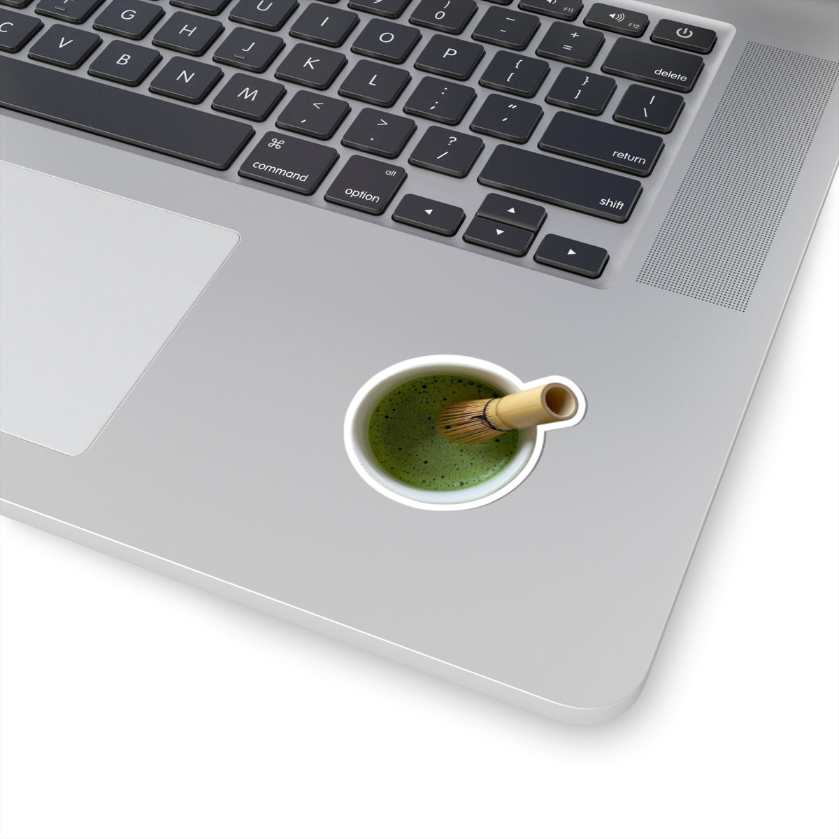Matcha Whisk Sticker, Realistic Top View Cup Sticker, Green Tea Lover Gift, Sticker for Laptop, Water Bottle Decal, Planner