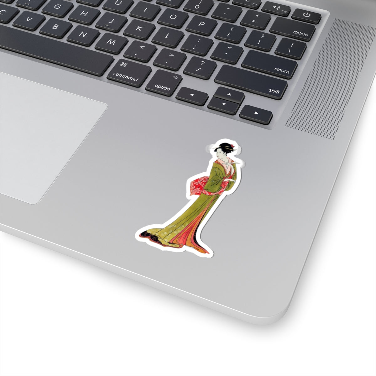 Japanese Sticker, Eishi Hosoda Itsutomi Kimono Vinyl Decal,Traditional Ukiyoe Art, High Quality Art Lover Gift