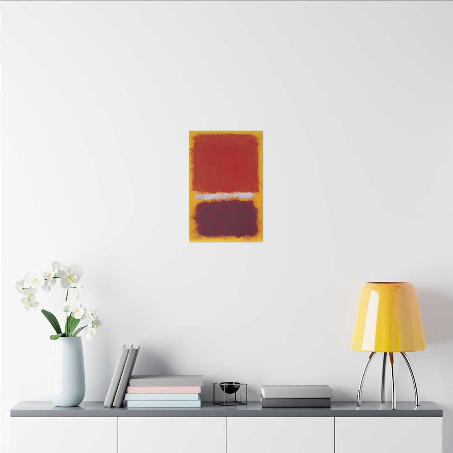 Mark Rothko Art Canvas, Untitled 1959, Vivid Color Abstract, Modern Home Decor, Statement Wall Hanging