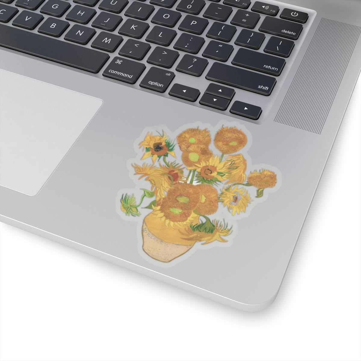 Van Gogh Sunflower Decal Sticker, Perfect Gift, Art Sticker for Laptop and Water Bottle
