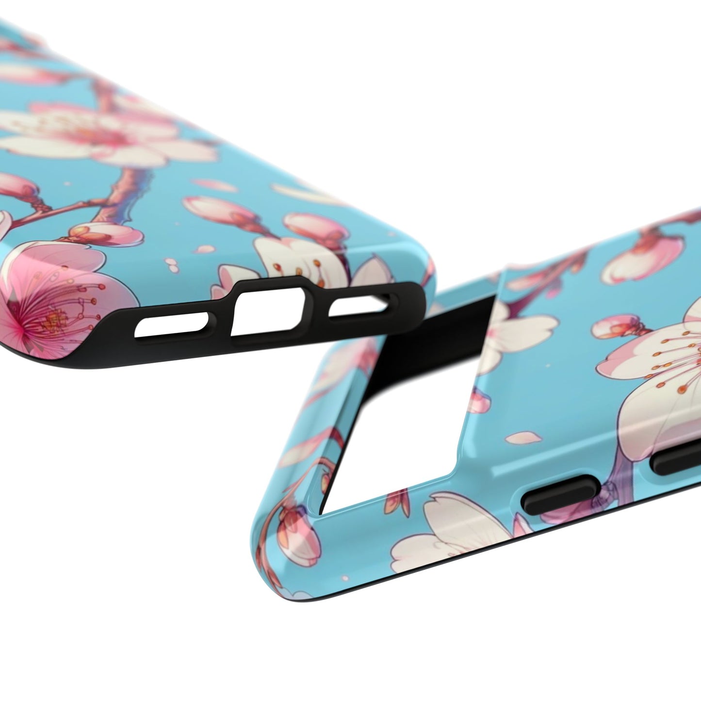 Anime Phone Case, Sakura Blossom Tough Case, Friend Gift, Japanese Culture, Protective Cover, Anime Lover Gift