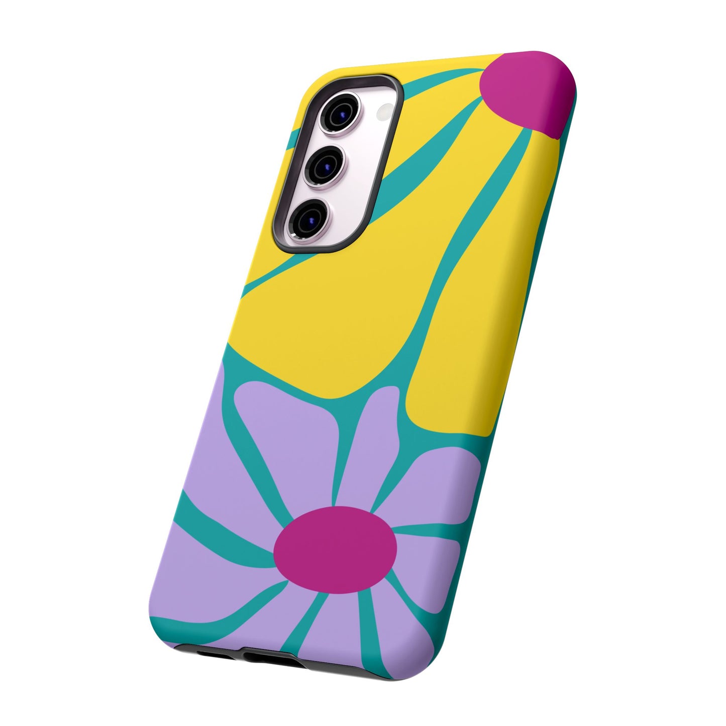Matisse Style Floral Tough Phone Case, Colorful Abstract Flowers, Gift for Art Lovers, Wide Range of Smartphones